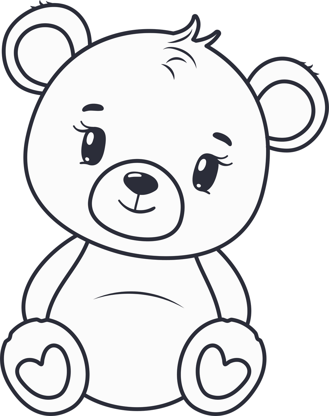 coloring for cute kids pictures of cute bear animals